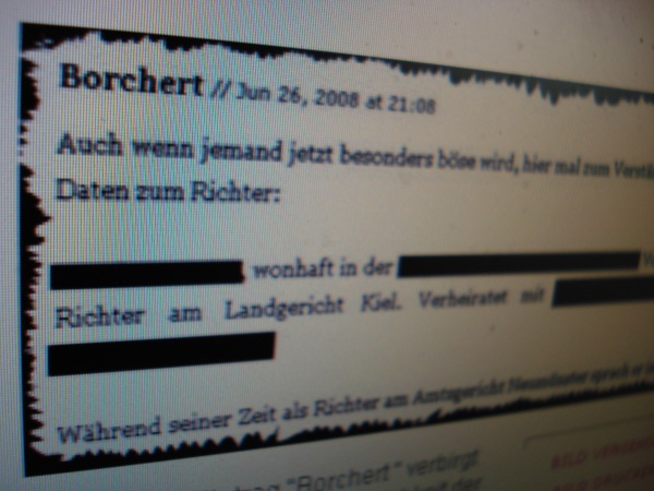 Neonazis drohen Kieler Richter Mut Gegen Rechte Gewalt Neonazis drohen Kieler Richter Mut Gegen Rechte Gewalt