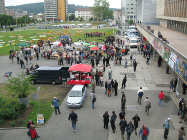 Versammlungsort der Gegendemo