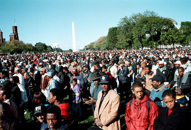 Million Man March, Washington im Oktober 1995. Foto: Wikipedia