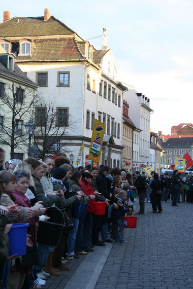 Eimerkette in Bernburg